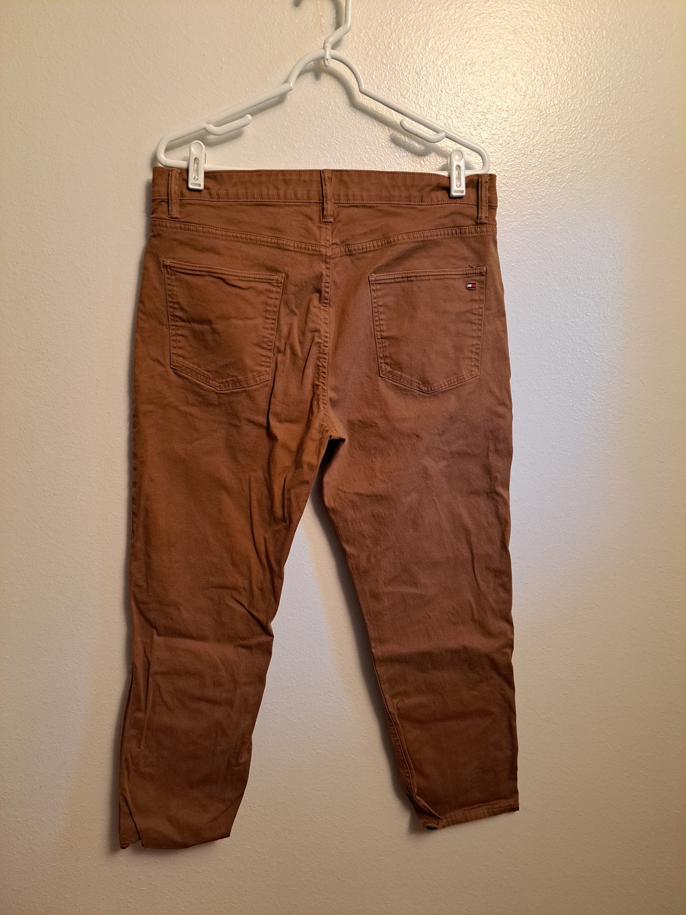 Tommy Hilfiger Men's Brown Cotton Pants